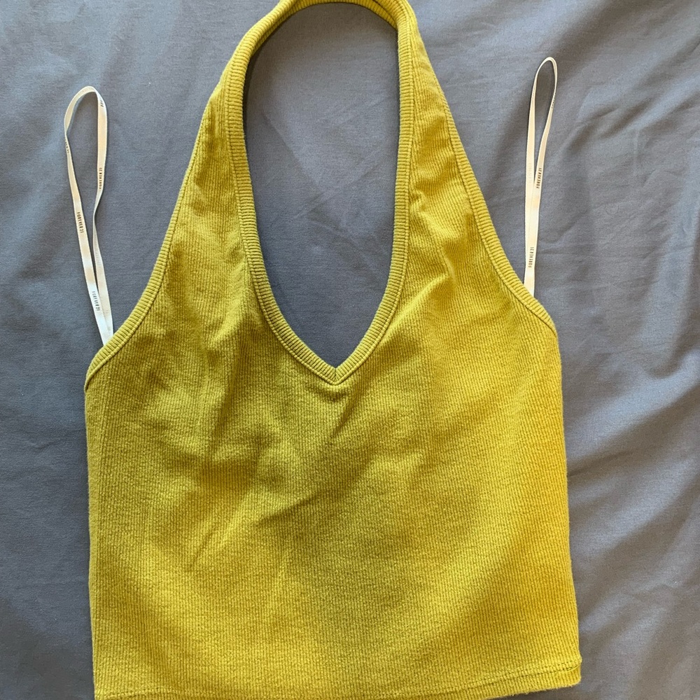 Green Halter Top